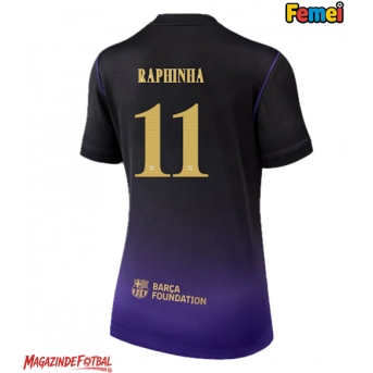 Barcelona Raphinha Belloli #11 Tricou Fotbal Replică 2026-27 Femei Deplasare